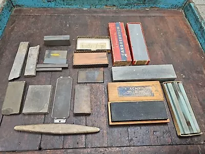 K118- Vintage Antique Sharpening Stone Hone Lot • $6.50