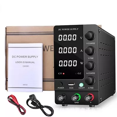 30V 10A DC Power Supply Lab Variable Adjustable Regulated DC Bench Switching • $264.45