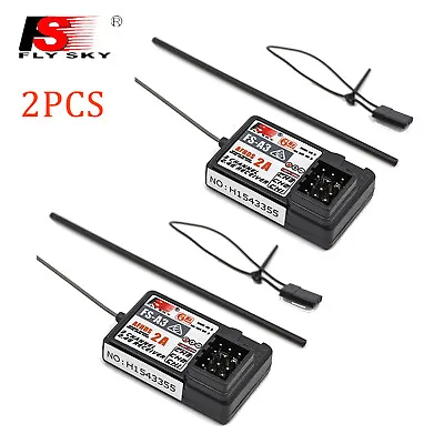 2PCS Flysky FS-A3 AFHDS2A 2.4G 3CH RC Receiver For GT2E GT2G RC Transmitter I8G8 • $15.98