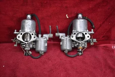 Datsun 240Z SU 4-screw Round Top Carb Carburetor Pair OEM Used • $220