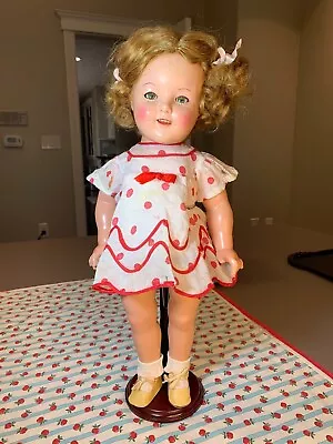1930's Ideal Shirley Temple 18  Composition Doll  • $185