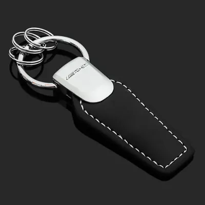 Metal+Leather Car Home Nameplate Keychain Key Ring Gift For Mercedes-Benz AMG  • $11.99