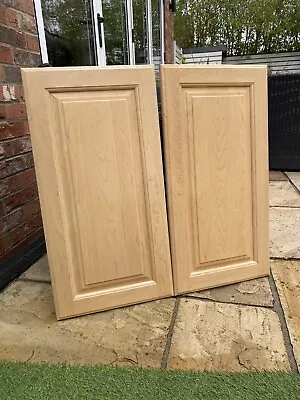 Pair Of Maple Kitchen Unit Doors 368 X 720  Stock Dx765 • £69