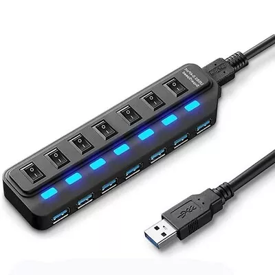 Usb 3.0 7 Port Hub • $18.99