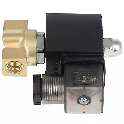 1x 1/4  NPT Brass Electric Solenoid Air Ride Suspension Valve Air N/C 110-120V • $15.57