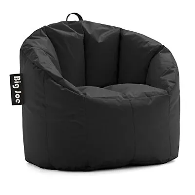 $83.82 • Buy Big Joe Milano Beanbag Chair Stretch Limo Medium Black Smartmax
