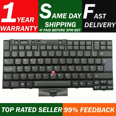 Laptop Keyboard For Lenovo Thinkpad X220 T410 T510 T420S T520 X220I UK Layout • £31.99