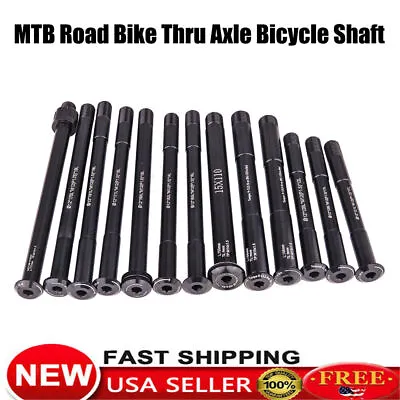 Mountain Bike Bicycle Disc Quick Release Thru Axle Shaft Front Rear Hub Skewer • $19.75