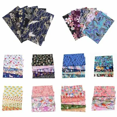 Japanese Style Printed 100% Cotton Fabric Quarter Quilting Patchwork 20*25CM • £4.19