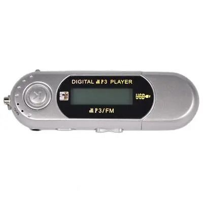 4GB MP3 MP4 Player Music Media FM Radio USB 2.0 Sliver • £13.40