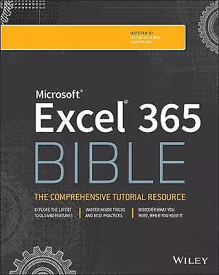 Microsoft Excel 365 Bible - 9781119835103 • £29.79