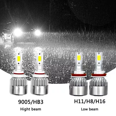 For Volvo VNL VN VNM 630 670 730 780 LED Headlight Bulb Conversion High Low Beam • $35.19