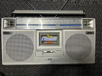 Vintage JVC RC-656JW Stereo Cassette Boombox Ghettoblaster Everything Works • $250