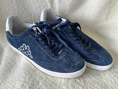 Mens Kappa Navy Trainers – Suede Effect - Size UK 8 Ex Con • £20