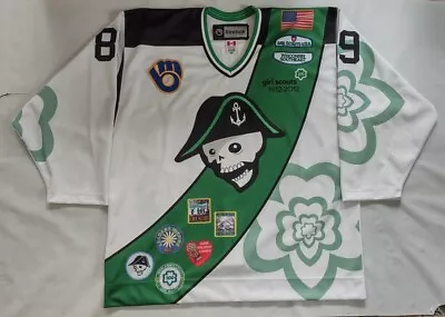 Reebok Milwaukee Admirals  Girl Scouts #89 Sloan Signed Hockey Game Jersey Sz 54 • $2999.99