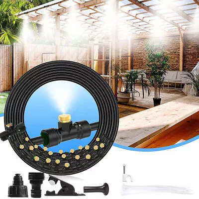 Misting Cooling Outdoor System Patio Garden Mister Nozzle Water Irrigation • $9.85