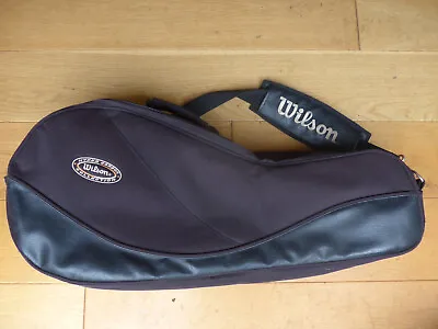 Wilson Hyper Carbon Collection Tennis Racket Bag (black) Fits 3-6 Rackets • £35