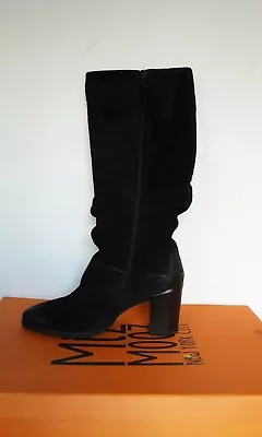 Miz Mooz Sheridan Leather Boots. Brand New. EU42. Size 10. Women's. Black Suede • $150