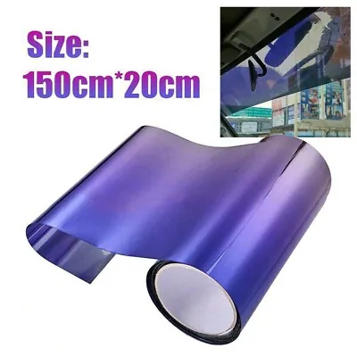 Car Window Sun Visor Strip Tint Film Front Windshield UV Shade Banner Sticker • $3.96