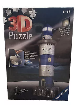 Ravensburger Lighthouse Night Edition 3D Puzzle 216 Pieces NEW • $28.99