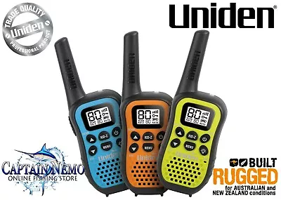 Uniden 80 Channel Uhf Cb Handheld Radio Walkie Talkie Triple Colour Pack Uh45-3 • $94.95