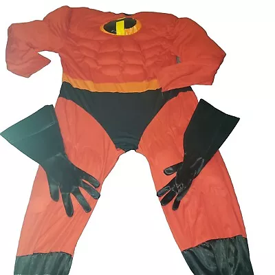 Men's Disney Pixar Incredibles Muscle Costume With Gloves Size XL • $20