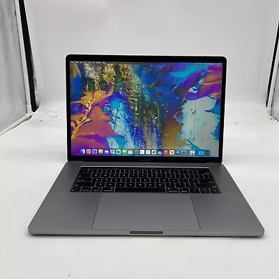 Apple MacBook Pro 15  Touch 2018 I7-8750H 2.2GHz 16GB RAM 256GB SSD Sonoma GPU • $265
