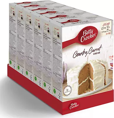 Betty Crocker Country Carrot Cake Mix 425g Pack Of 6 • £21.94