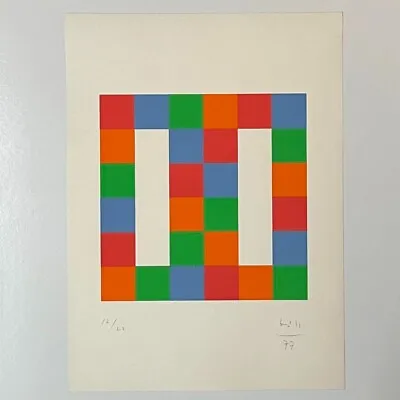 1977 Max Bill Silkscreen Print Original Bauhaus Signed And Numbered 12/22 • $1520