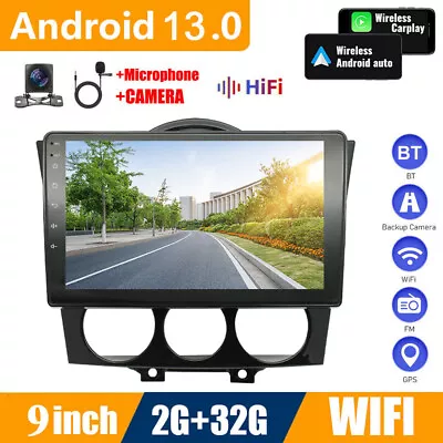 9  For Mazda RX8 2003-2008 Android 13 32GB Car Stereo Radio Player GPS WIFI Navi • $134.48