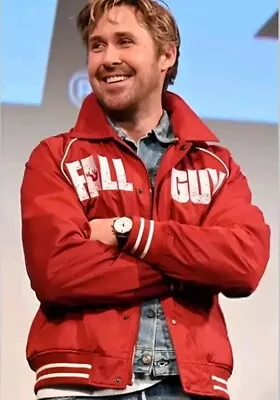 The Fall Guy Ryan Gosling Jacket SXSW 2024 Celebrity Jacket Cotton Bomber Jacket • $150