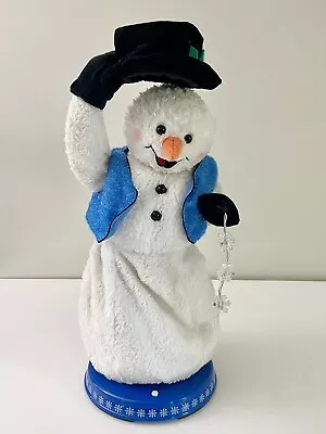 Gemmy Snowflake Spinning Snowman Singing Dancing Snow Miser WORKS Not Perfectly • $69.99