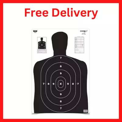 Targets For Shooting Range Paper Gun Target Practice Silhouette 23 X 35  5 Pack • $11.47