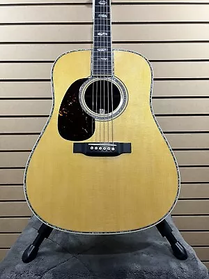 Martin D-45 Left-Handed Dreadnought- Natural W/ OHSC & PLEK*D #360 • $9699