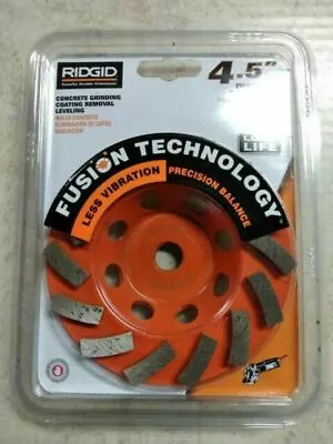 RIDGID  4.5  In. Diamond Cup Wheel New Sealed • $24.99