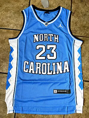 Michael Jordan Jersey #23 North Carolina Throwback Jersey Men's Blue US Seller • $54.99