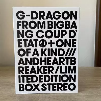 G-DRAGON COUP D'ETAT+ONE OF A KIND&HEARTBREAKER 2CD+DVD Limited Edition • $61