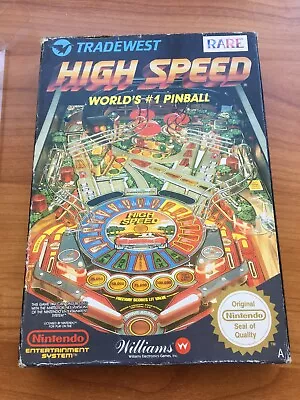 Nintendo NES Game: High Speed PAL-A CIB • $80