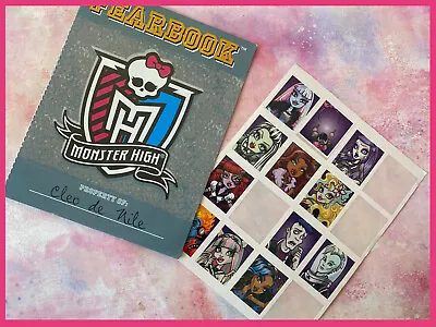 MONSTER High Fearbook Diary Booklet Cleo De Nile With Stickers • $10.95