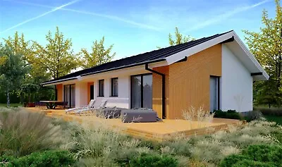 $185900 • Buy 1,000 Sq.ft Ecofriendly Mass Wood House Kit Solid Timber Home Prefab #clt-107-2 