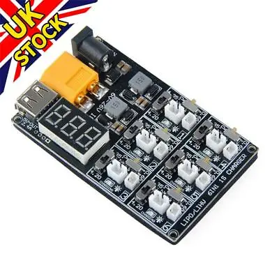 1S LiPo LiHV Charger Board JST Micro Losi Cable For Blade Inductrix Tiny Whoop • £16.42