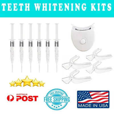 Carabamide Pearly White Teeth Whitening Kit LED 6 MONTH SUPPLY AU STOCK USA MADE • $22