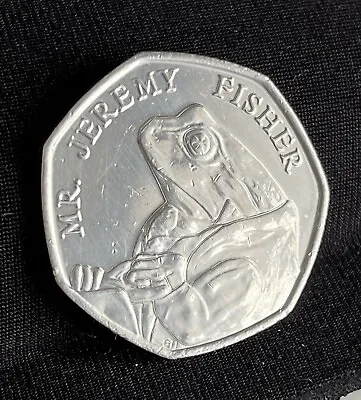 2017 Beatrix Potter JEREMY FISHER 50p Fifty Pence UK Coin Hunt VGC • £1.85