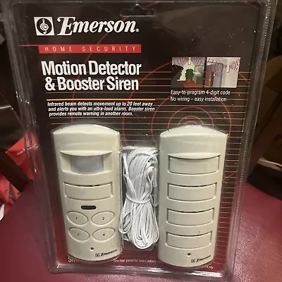 Emerson Motion Detector Booster Siren Home Security SMA2515P • $39.95