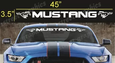 MUSTANG WINDSHIELD Vinyl Decal Stickers Graphics • $24.99