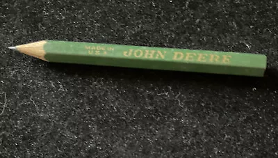 Vintage John Deere Green Small Mini Short Sharpened Golf Pencil • $6.80