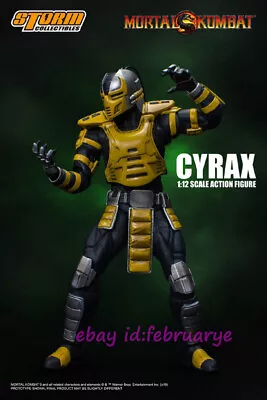 Storm Toys 1/12 Cyrax - Mortal Kombat Action Figures In Stock New Perfect • $129.99