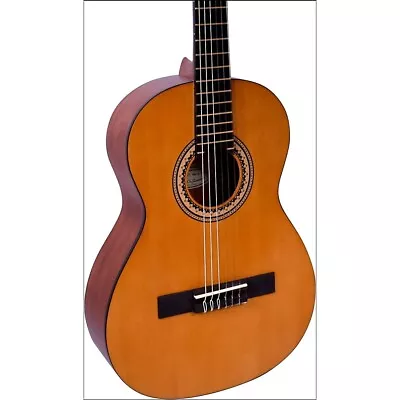 Valencia 200 Series 3/4 Size Hybrid Classical Acoustic Guitar Natural • $119.99