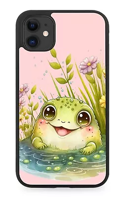 Kawaii Anime Frog Rubber Phone Case Frogs Toad Toad In Water Cartoon Funny AG81 • £15.90