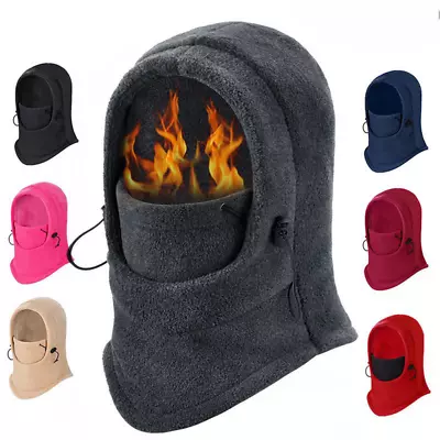 Windproof Fleece Neck Winter Warm Balaclava Ski Full Face Mask For Cold Weather • $6.99